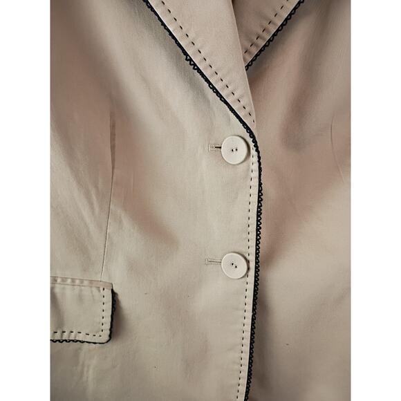 TAHARI Women's Blazer Tan 2X Business Casual Fall Winter Classic Office - Picture 4 of 6